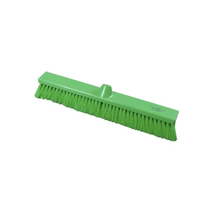Premier Flat, Stiff Sweeping Broom in Green 500mm