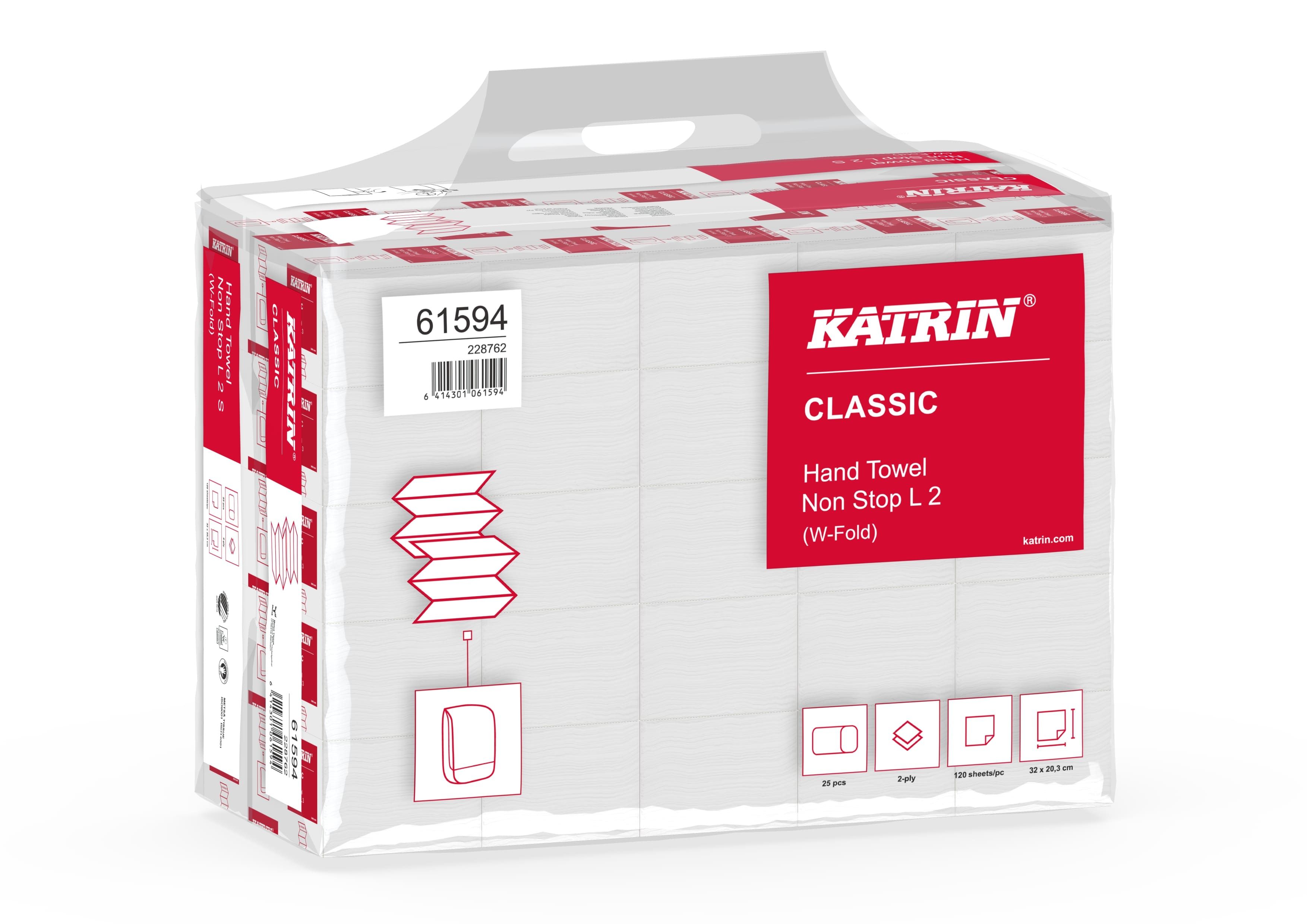 Katrin Classic Non Stop L2 (S) 25 x 120 sheets