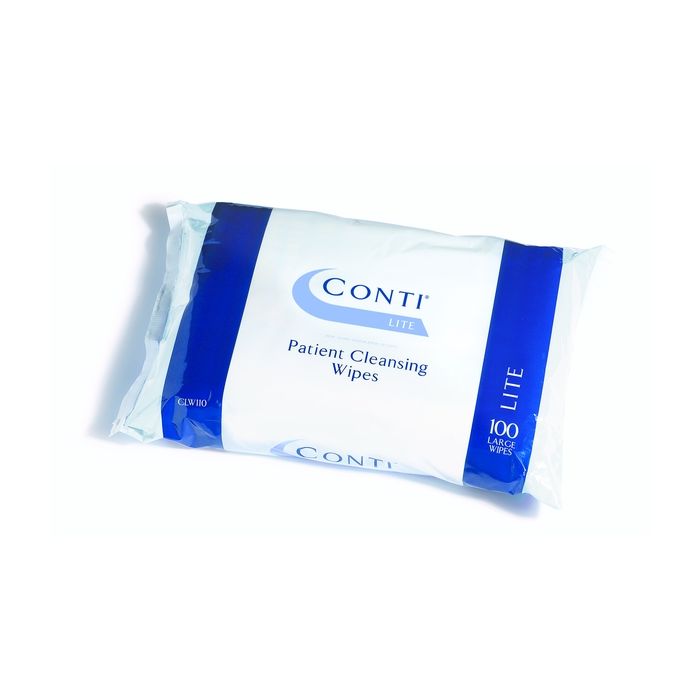 Conti Lite Dry Patient Wipes 32x82cm x100