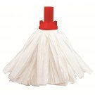 Excel Big White Mop Red