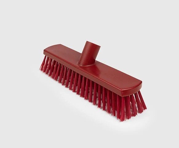 Eco 280mm Stiff Sweeping Broom Head Red