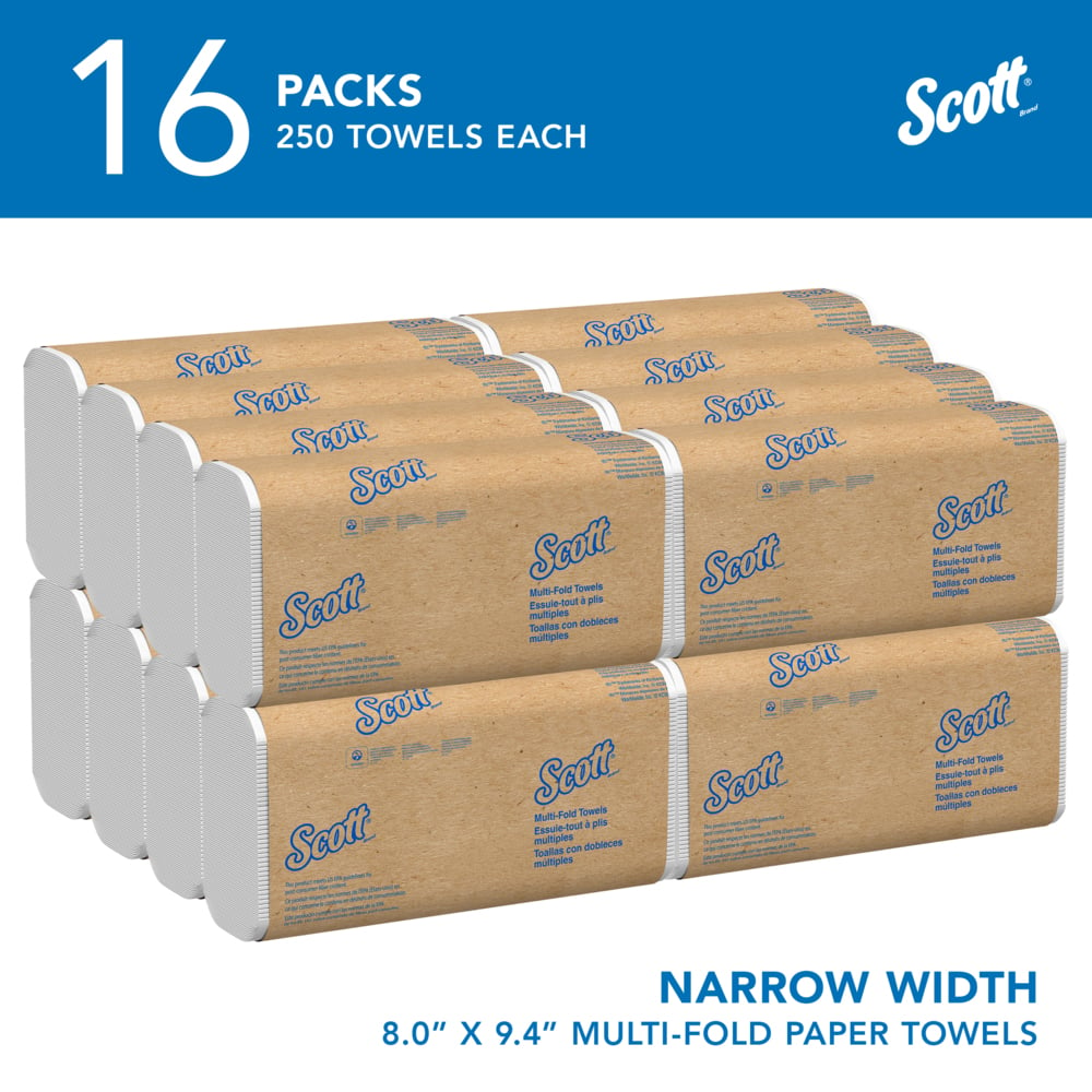 Scott Multifold Hand Towels 16 x 250 sheets