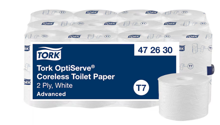Tork Optiserve Coreless 2ply Toilet Rolls x 24 (472630)
