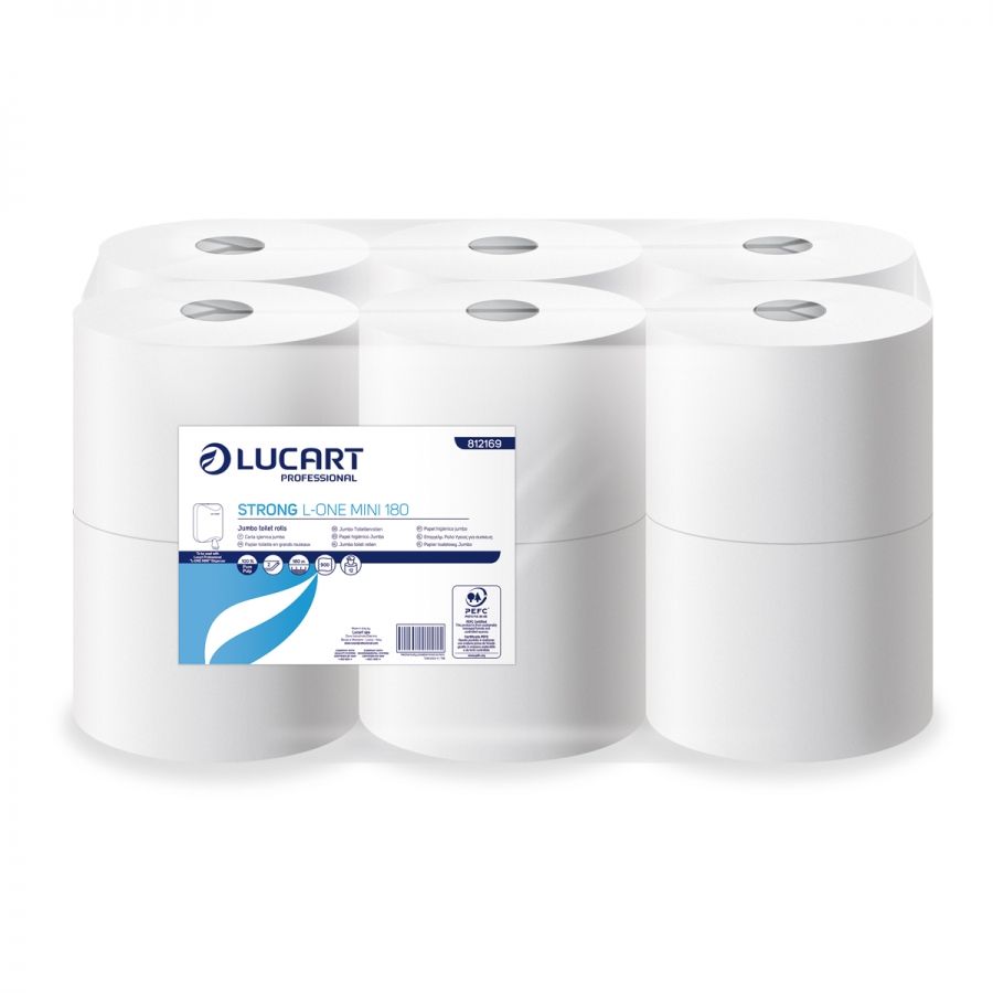 L-One Strong Mini Toilet Roll 2 ply 180m