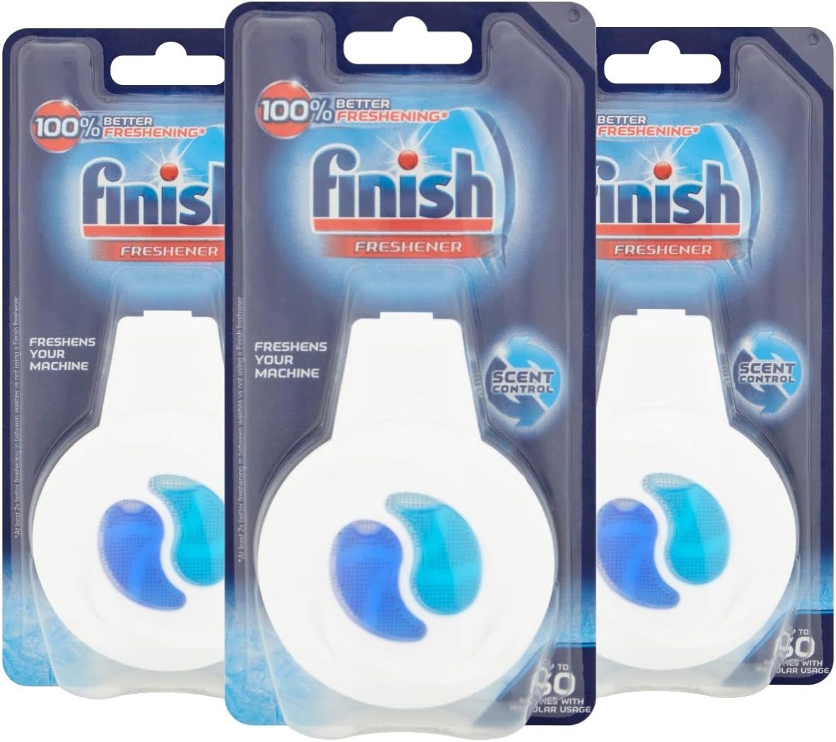 Finish Odour Stop Freshener x3 for Dishwasher