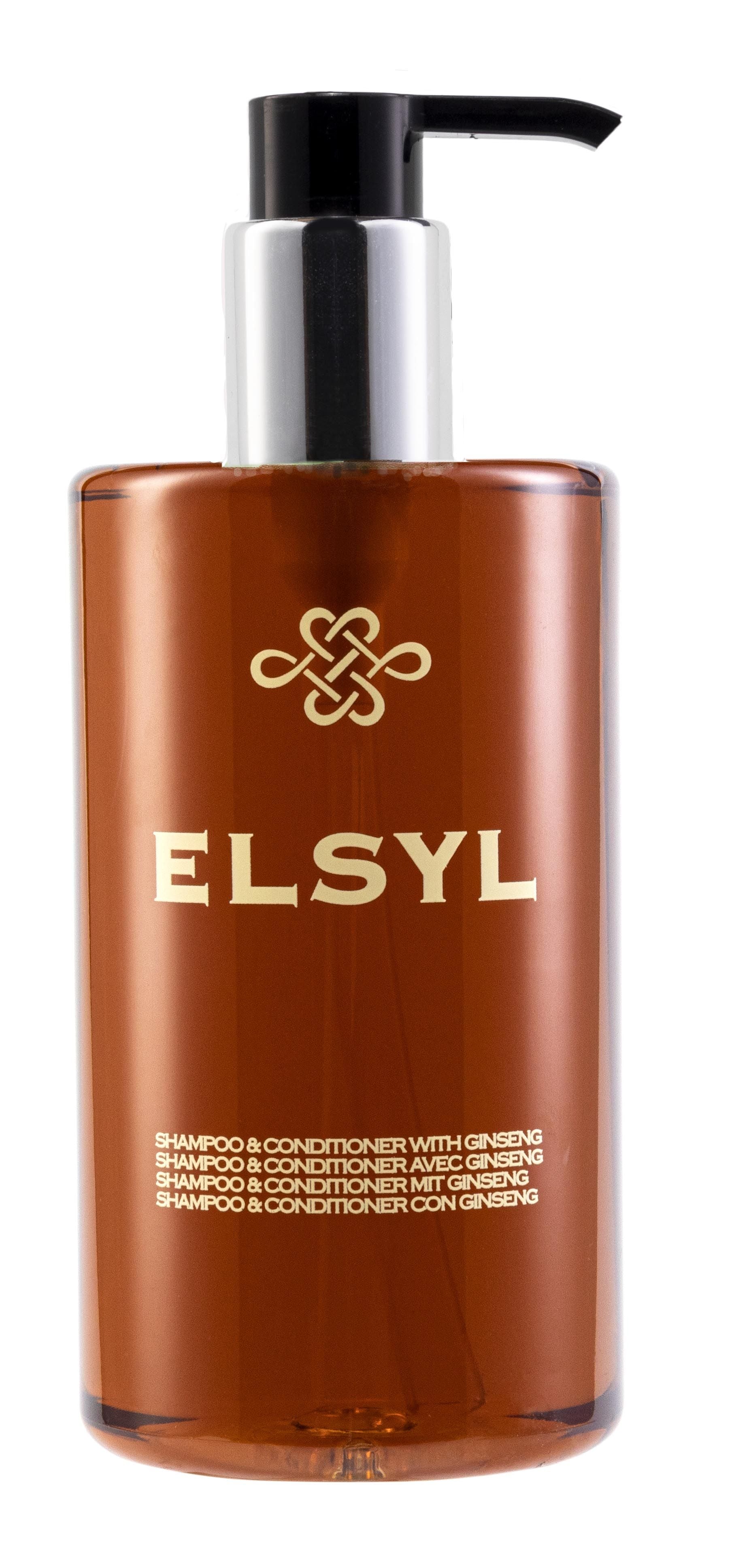 ELSYL 10x300ml Shampoo/Condition Dispenser