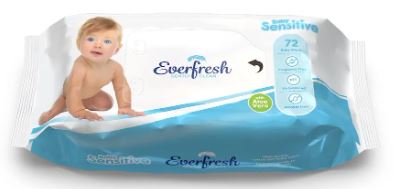 Everfresh Sensitive Baby Wipes x72