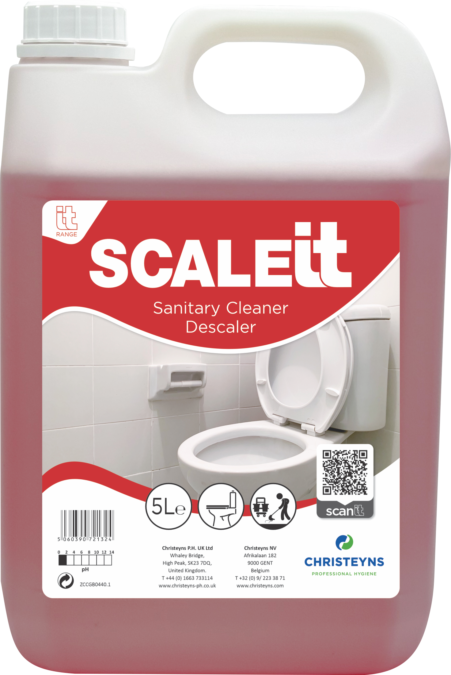Clover ScaleIt Sanitary Clnr/ Descaler 5 litre