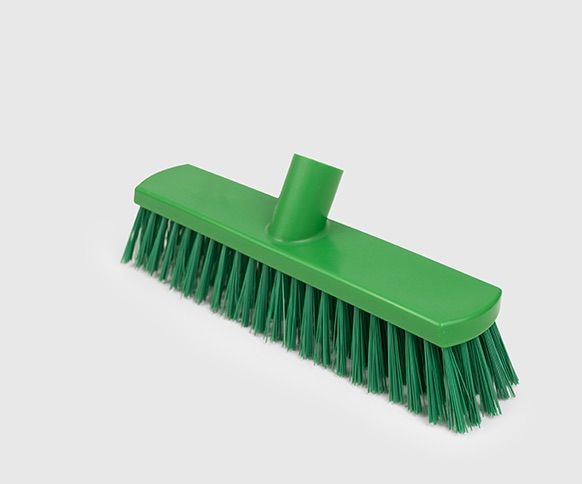 Eco 280mm Stiff Sweeping Broom Head Green