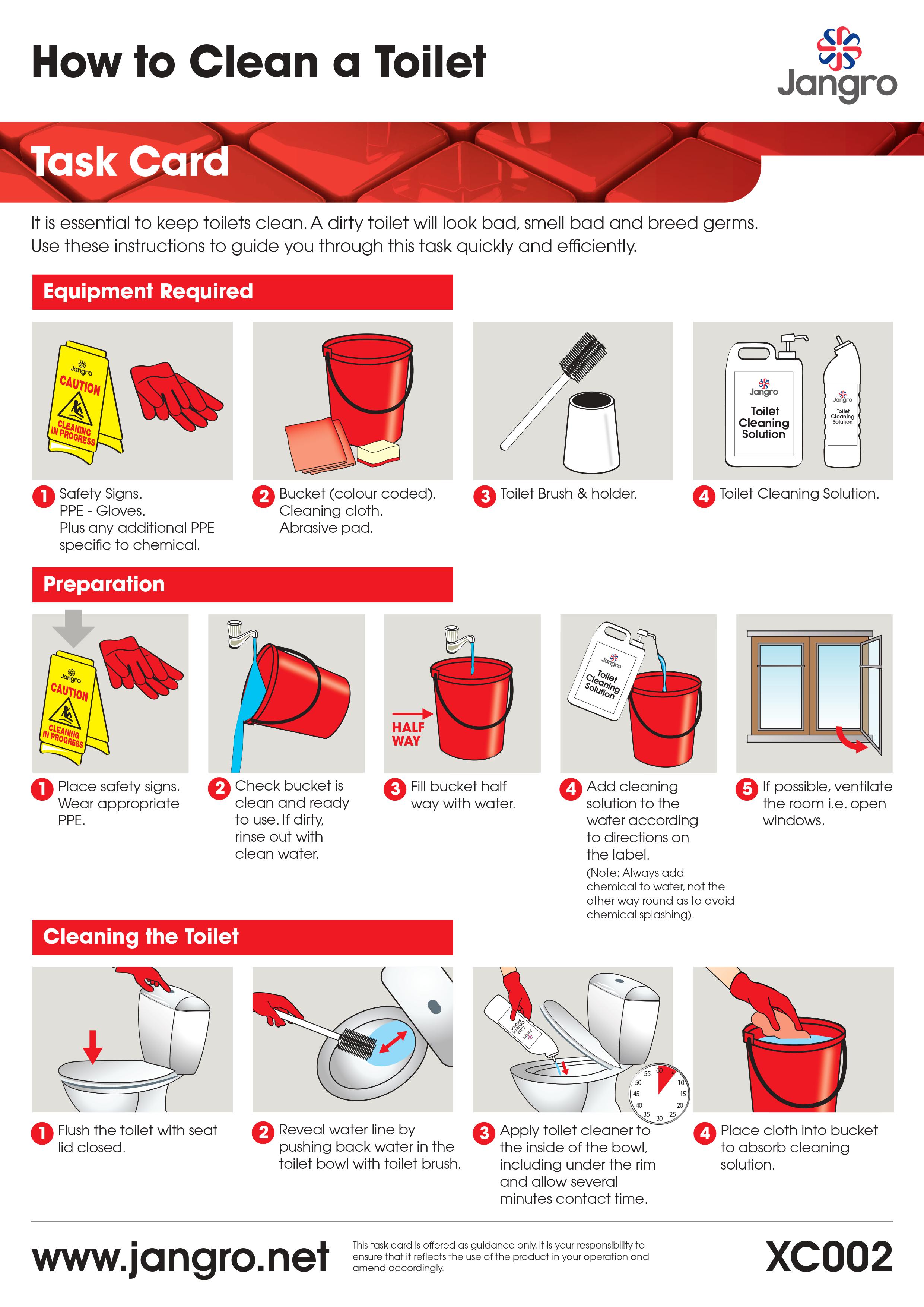 How to Clean a toilet